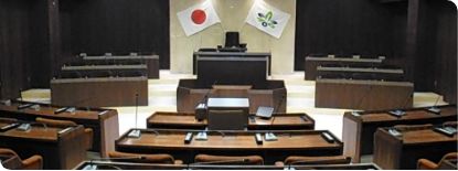 写真：議場