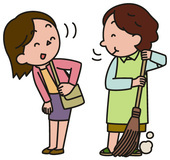 イラスト：あいさつ