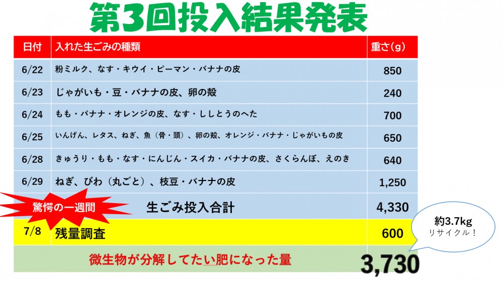 イラスト：第3回投入結果