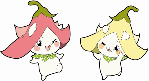 イラスト：北名古屋家のツツジきょうだい　キャラクター