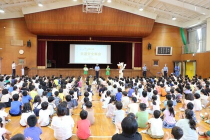写真：西枇杷島署長講話