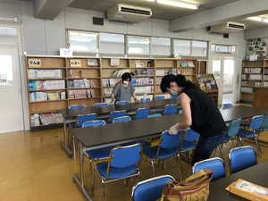 写真：消毒ボランティア(師勝南小学校)02
