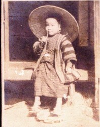 写真:農繁期とモデル