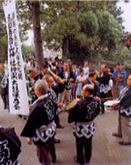 写真：高田寺白山社神楽太鼓