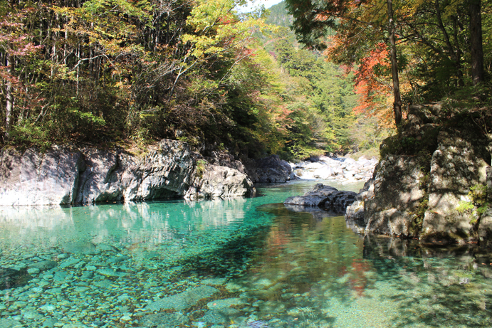 写真：長野県大桑村　阿寺渓谷
