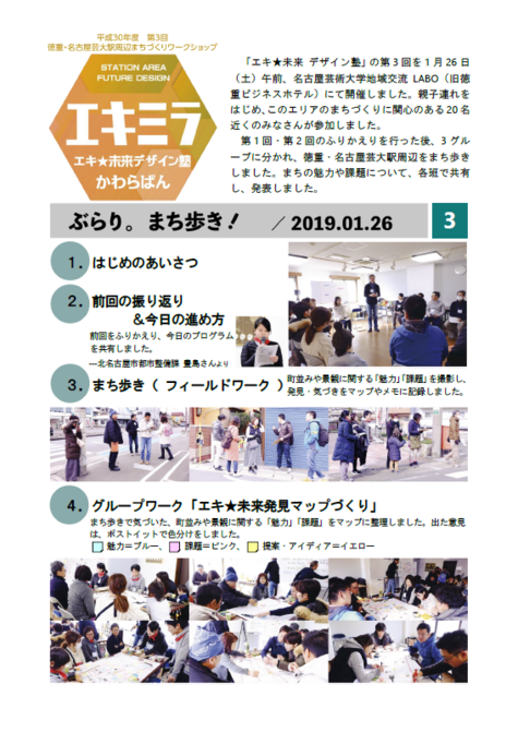 写真：第3回エキミラかわら版