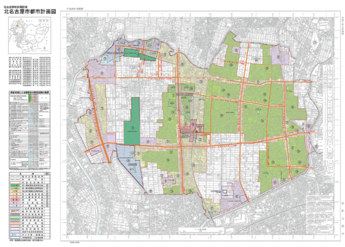 地図：都市計画総括図