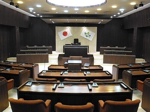 写真：議場