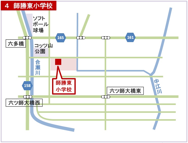 地図：師勝東小学校