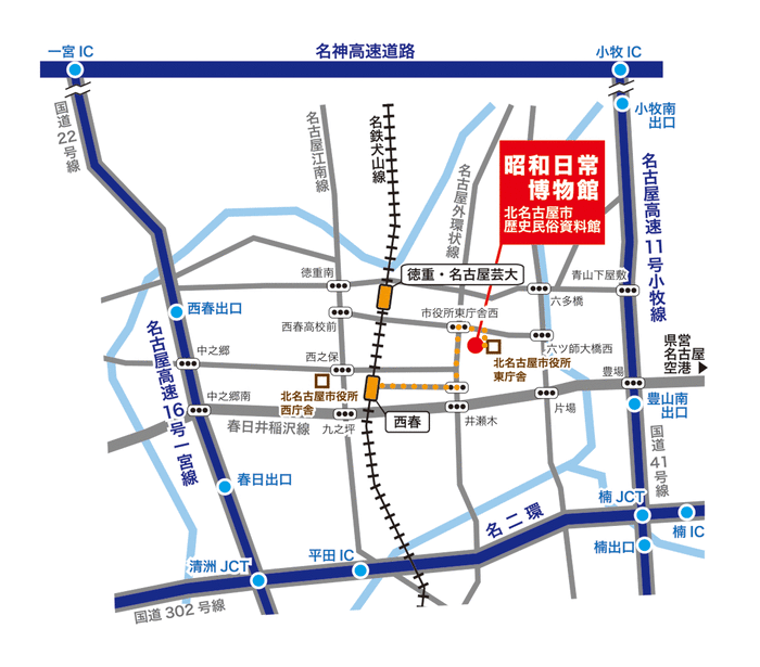 地図：アクセスマップ