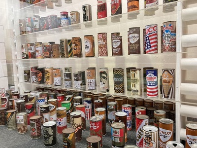 写真：コーヒー缶コレクション