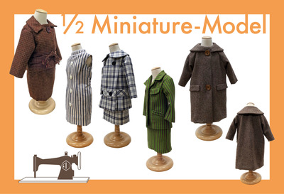 写真：1/2 miniature-model　洋服