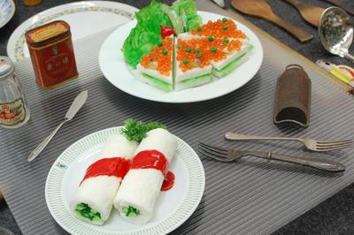 写真：昭和初期の料理本から多くのレシピを再現