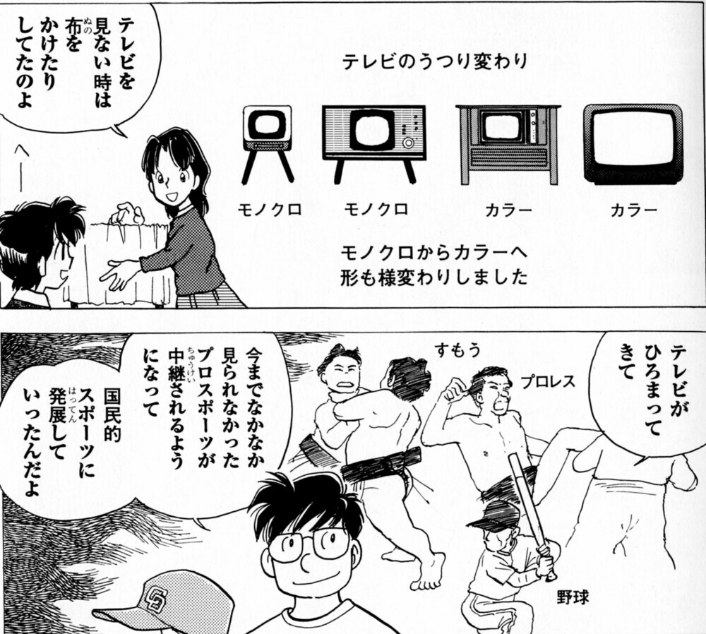 写真：昔の暮らし　マンガ06