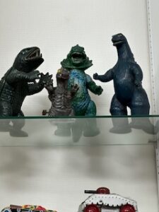 Photo：The plastic models of Godzilla