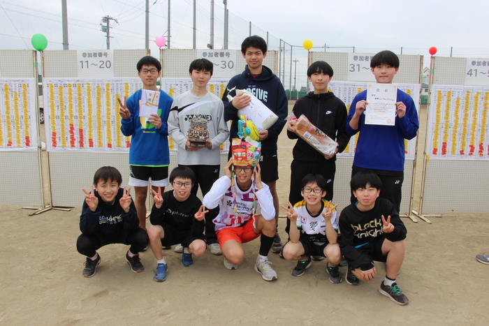 優勝チーム集合写真