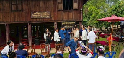 写真　タイ回想法センター開設記念セレモニー