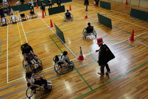 妖怪車いすを乗りこなせ！写真