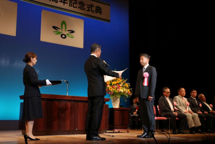 表彰式の様子